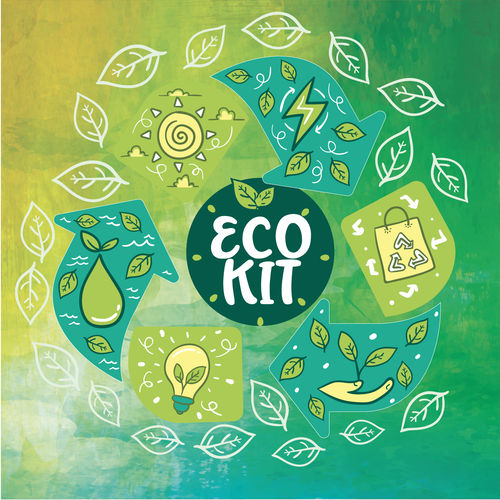 Eco Kit Borraccia + Le Tracce del Bosco